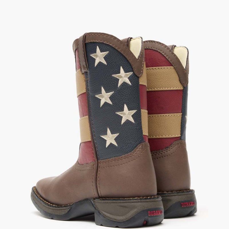 Lil' Rebel™by Durango® Kid's Patriotic Western Boot - back