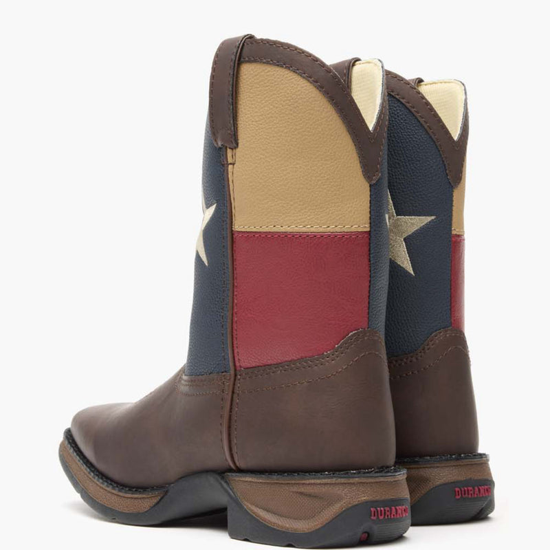 Lil' Rebel™ by Durango® Kids' Texas Flag Western Boot - back