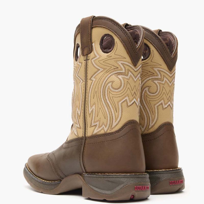 Lil' Rebel™ by Durango® Big Kid Saddle Western Boot - back