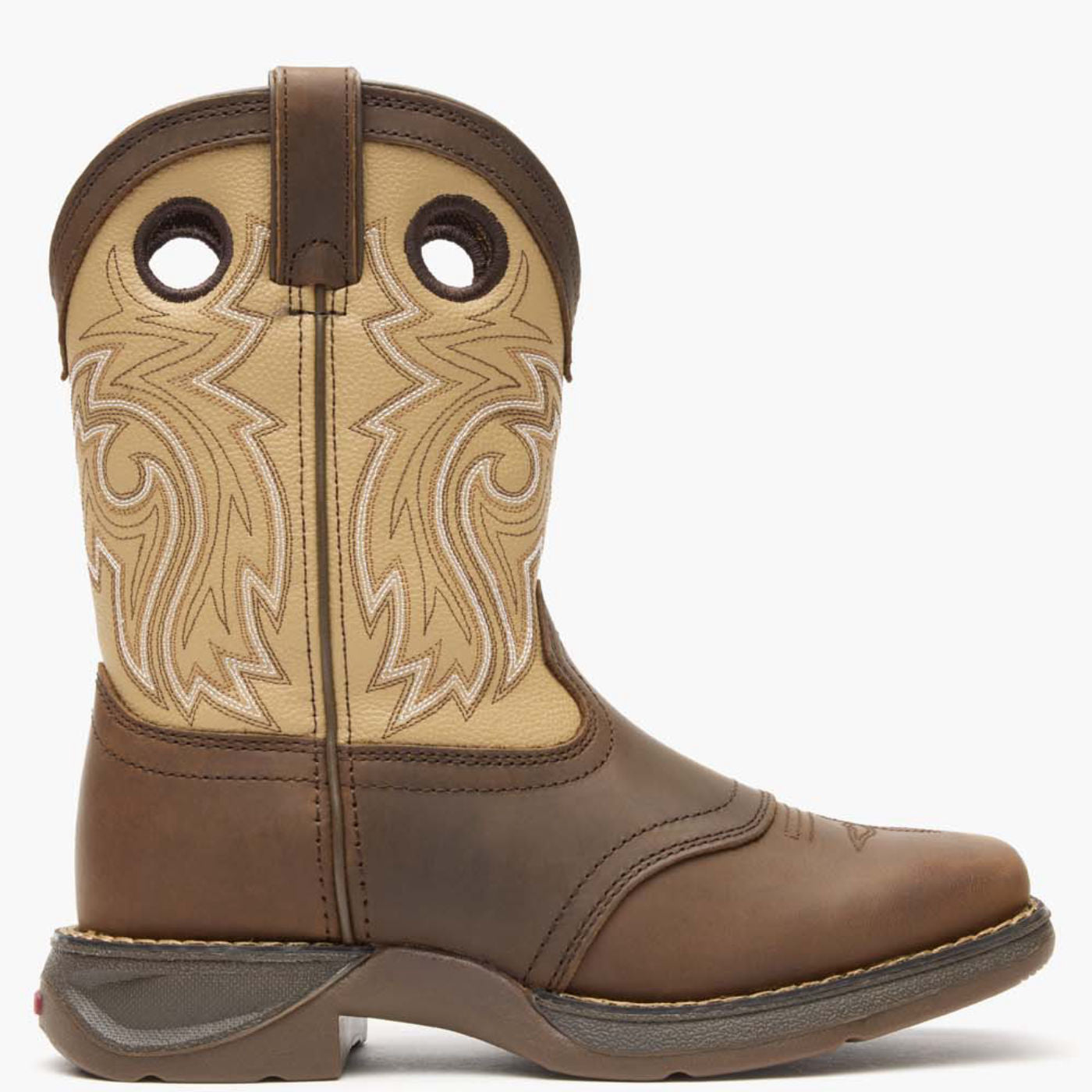 Lil' Rebel™ by Durango® Big Kid Saddle Western Boot - profile