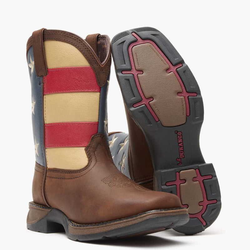 Lil' Rebel™ by Durango® Big Kids' Patriotic Western Boot - outsole