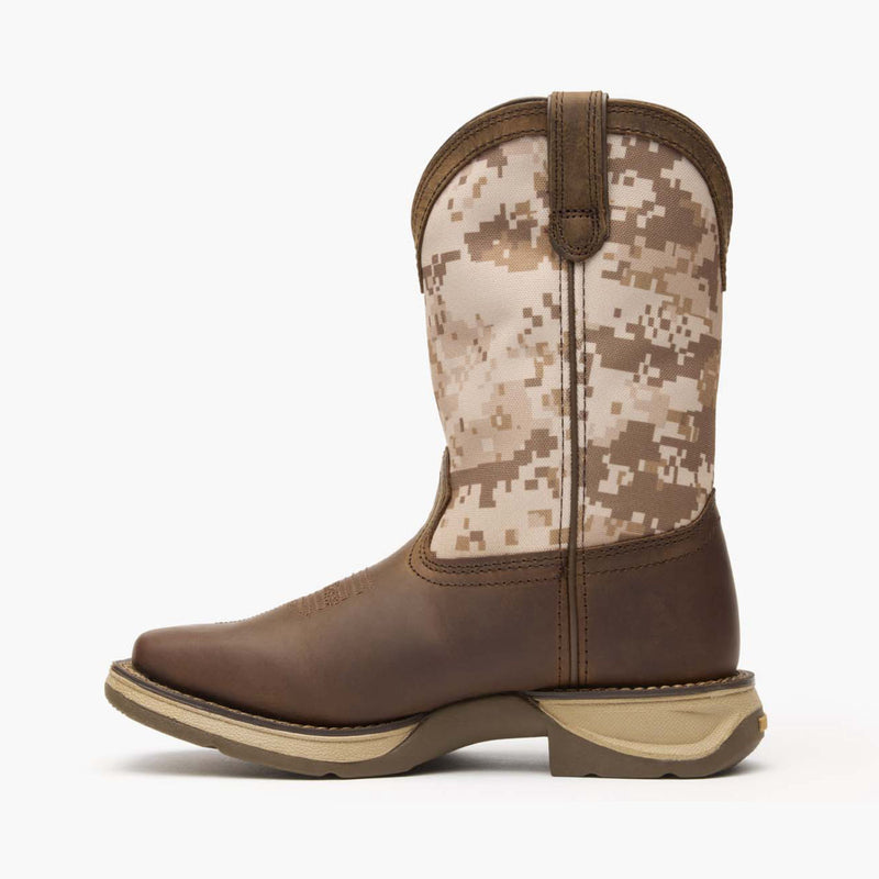 Lil' Rebel by Durango® Big Kids Desert Camo Western Boot - profile