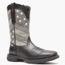 Rebel by Durango® Faded Black Flag Western Boot - main