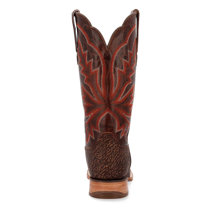 Durango® Arena Pro Exotics™ African Cape Buffalo Western Boot - back