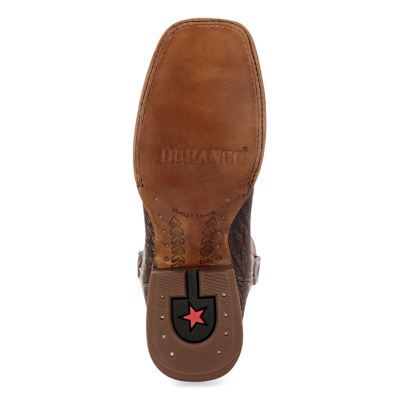 Durango® Arena Pro Exotics™ African Cape Buffalo Western Boot - outsole