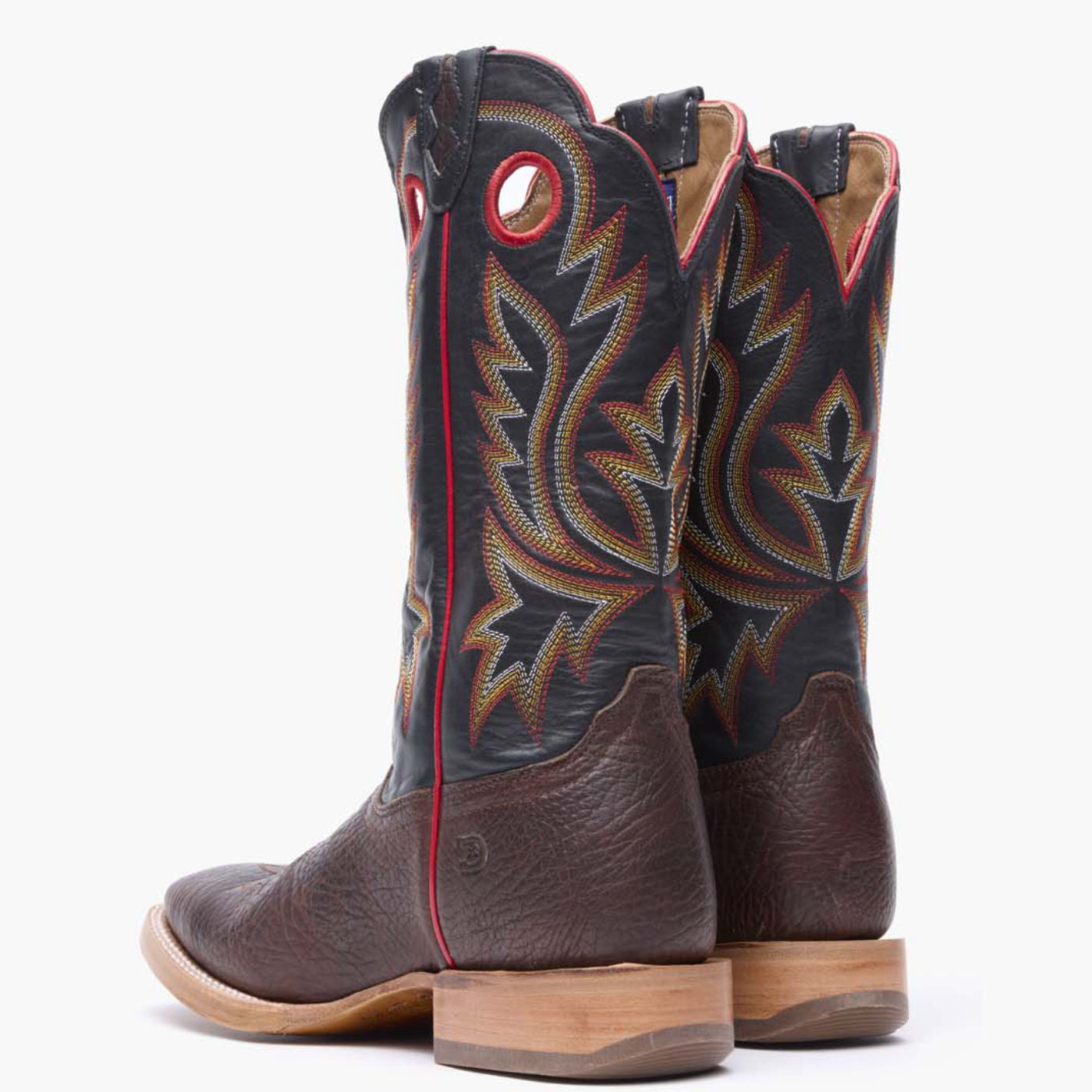 Men's PRCA Collection Shrunken Bullhide Western Boot - back