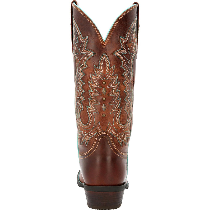 Crush by Durango® Women's Toasted Pecan Western Boot - back