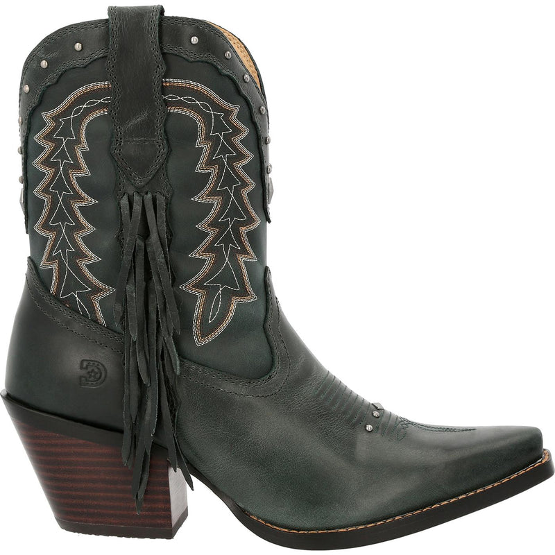 Crush by Durango® Women's Vintage Teal Bootie Western Boot - profile