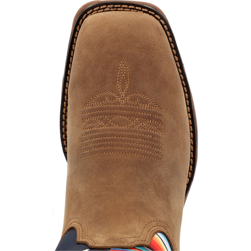 Lady Rebel by Durango® Women's Dusty Brown Serape Flag Western Boot - birdseye