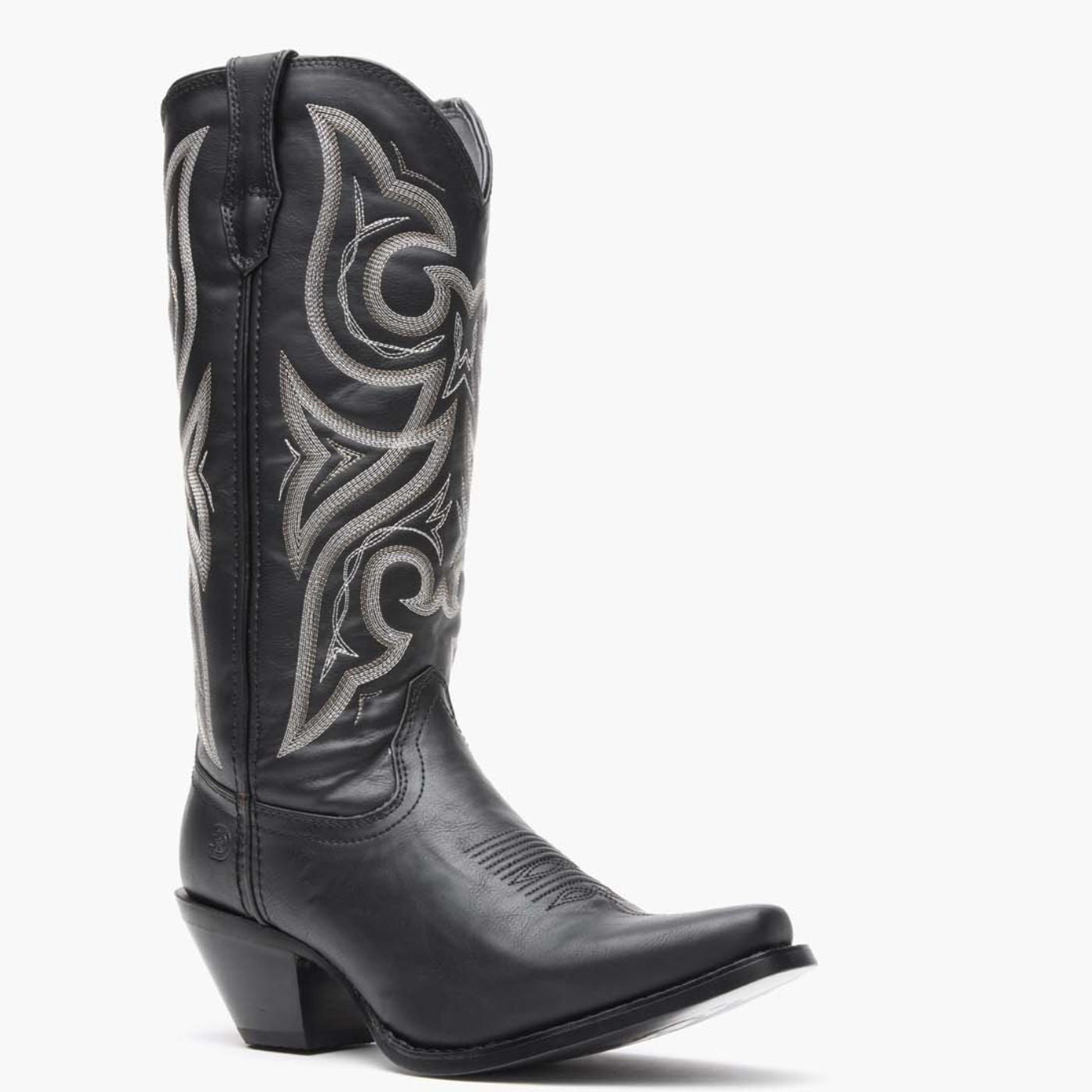 Durango leather cowboy boots 7N black rodeo western DDB0485 Shyloh Black Western Boot by Durango – Rushing Boots main image 4
