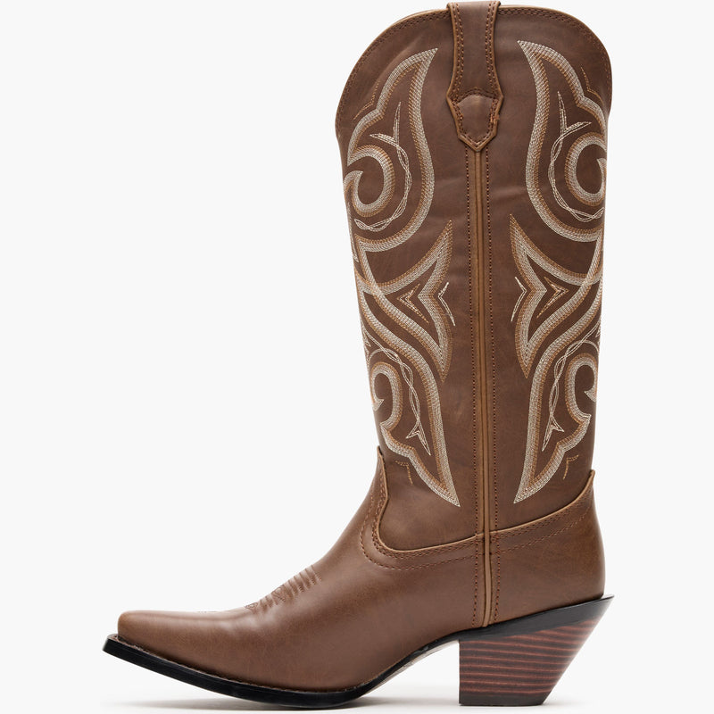 Crush by Durango Women's Milk Chocolate Western Boot - profile