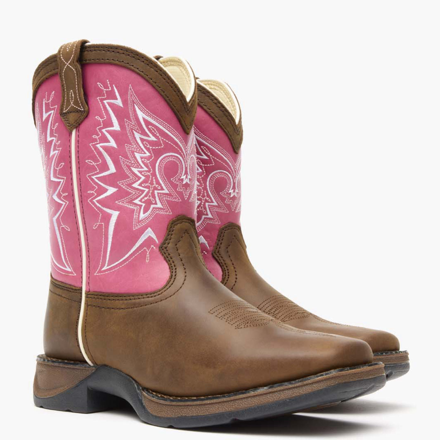 LIL' DURANGO® Big Kid Let Love Fly Western Boot - 12