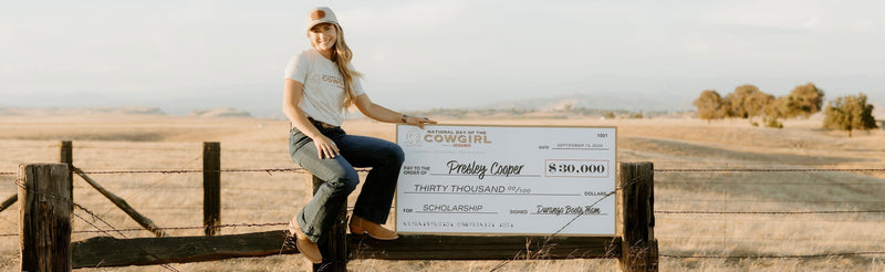 Presley Cooper Awarded the 2026 National Day of the Cowgirl Scholarship