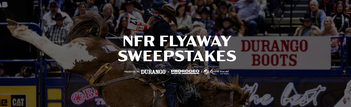 NFR Flyaway Sweepstakes | Presented by Durango, PRORODEO, and Resorts World Las Vegas