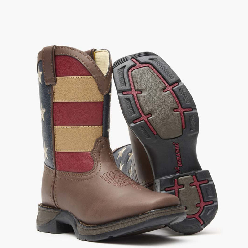 Lil' Rebel™by Durango® Kid's Patriotic Western Boot - outsole