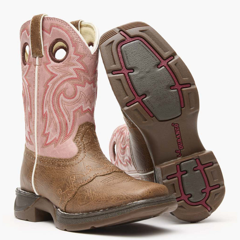 LIL' DURANGO® Little Kid Tan Lacey Western Boot - outsole