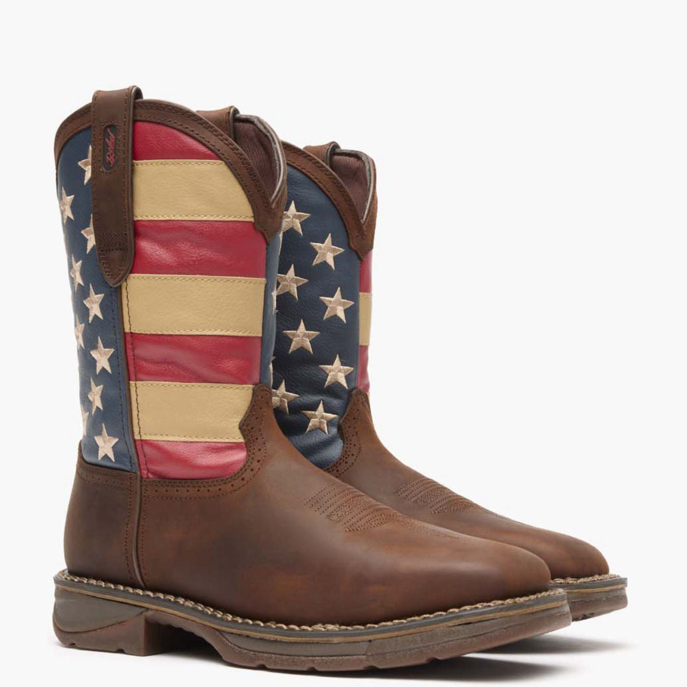 Durango® Workin' Rebel™ Patriotic Steel Toe Work Boot - 12