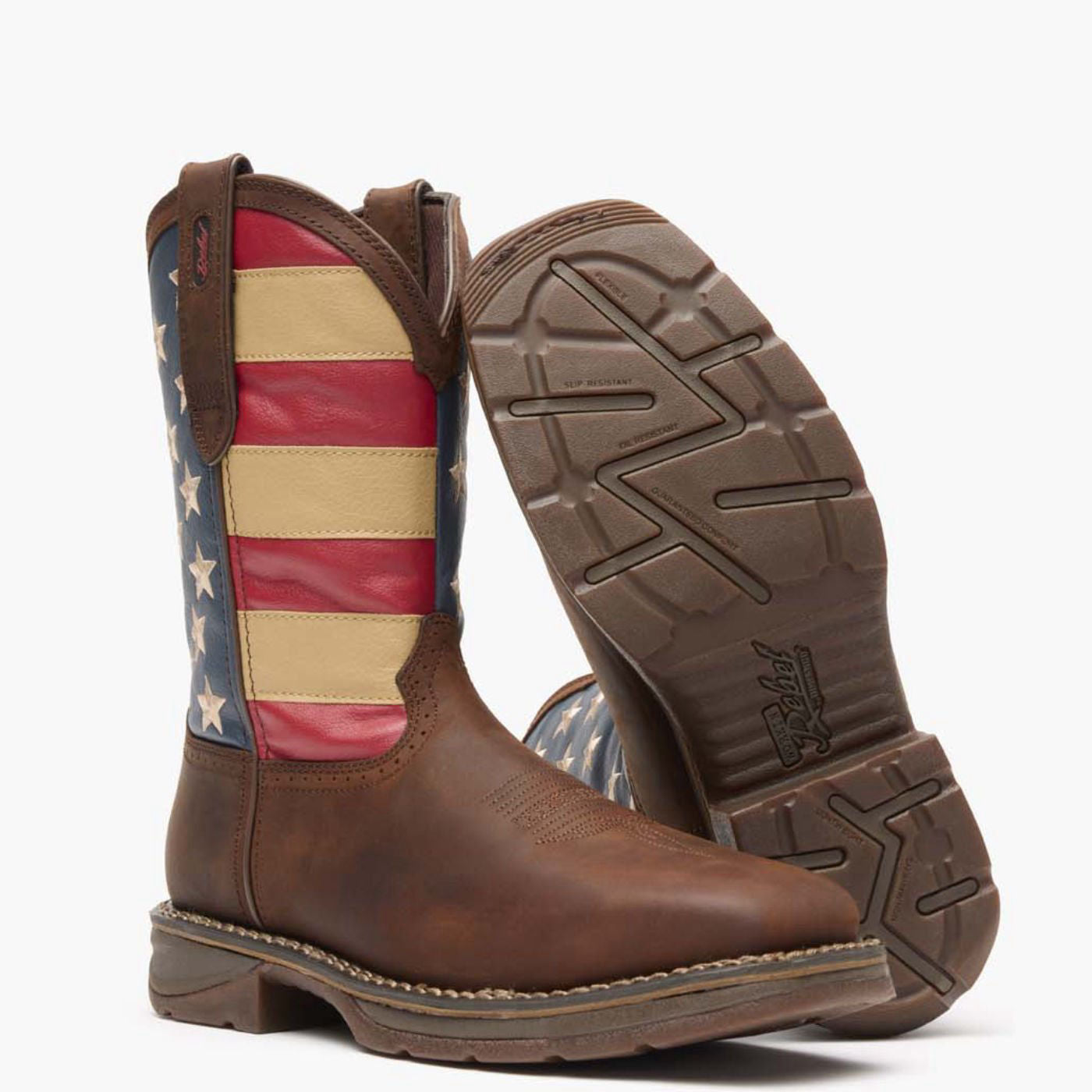 Durango® Workin' Rebel™ Patriotic Steel Toe Work Boot - outsole