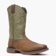 Rebel™ by Durango® Coffee & Cactus Pull-On Western Boot