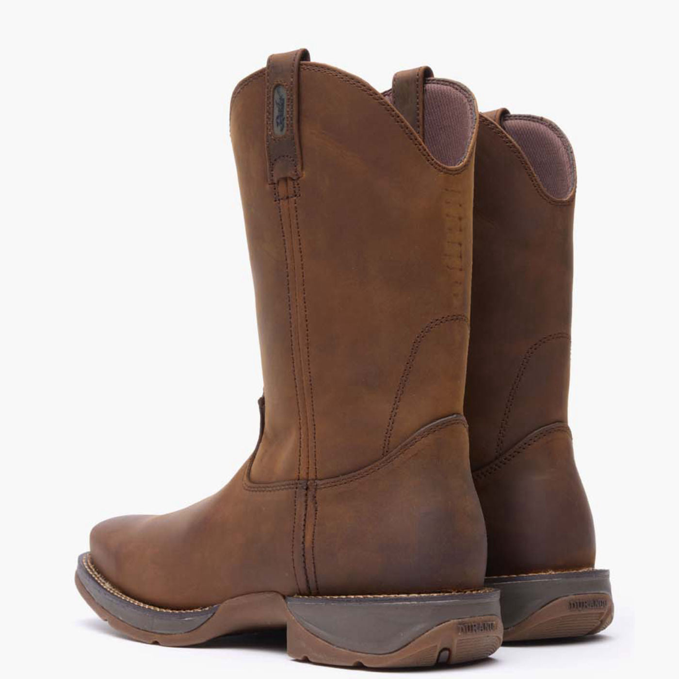 Rebel by Durango® Brown Pull-On Western Boot - back