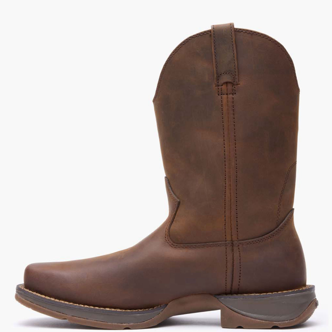Rebel by Durango® Brown Pull-On Western Boot - profile