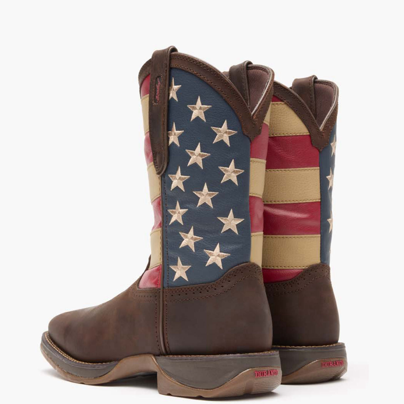 Rebel™ by Durango® Patriotic Pull-On Western Flag Boot - back