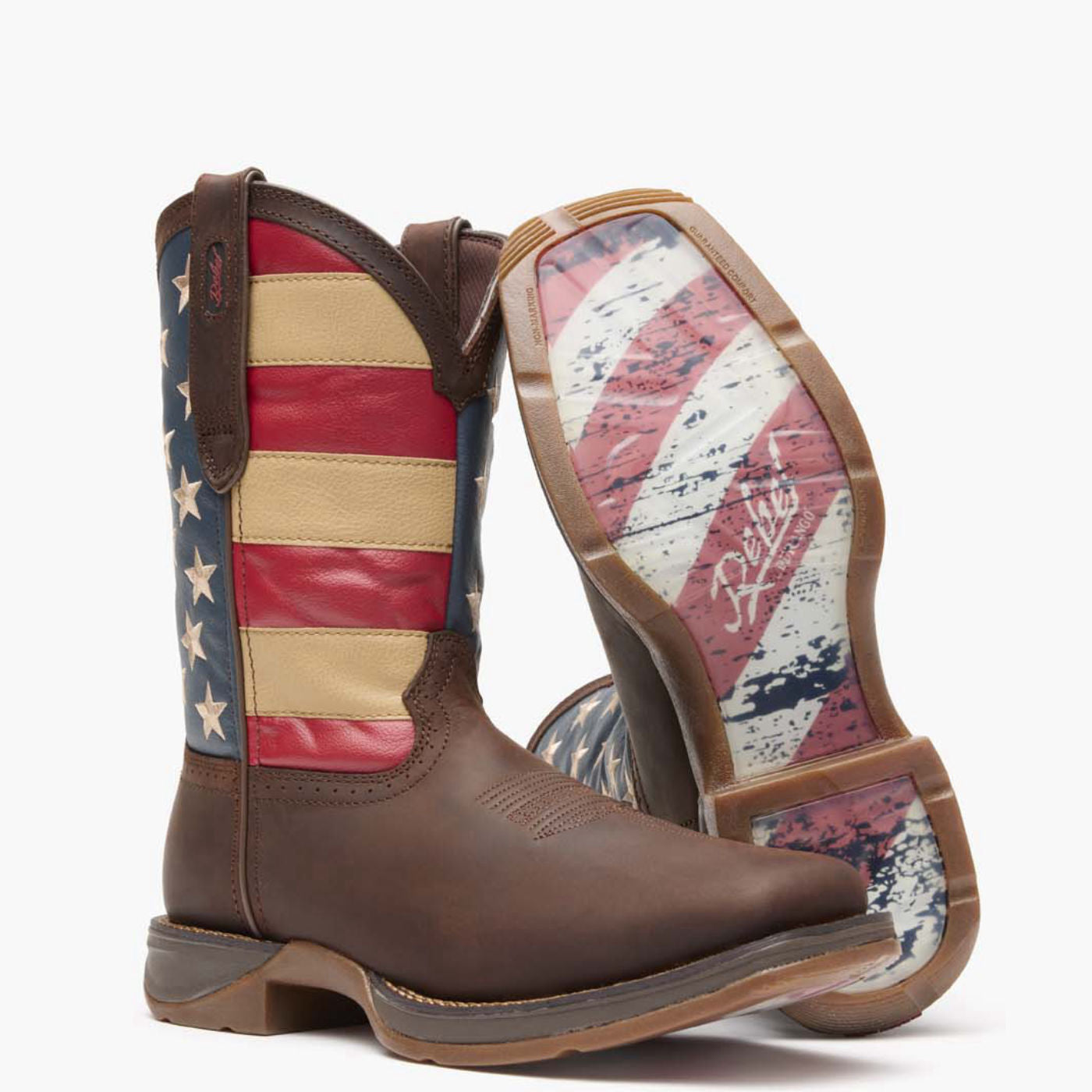 Rebel™ by Durango® Patriotic Pull-On Western Flag Boot - outsole