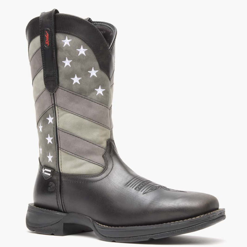 Rebel by Durango® Faded Black Flag Western Boot - main