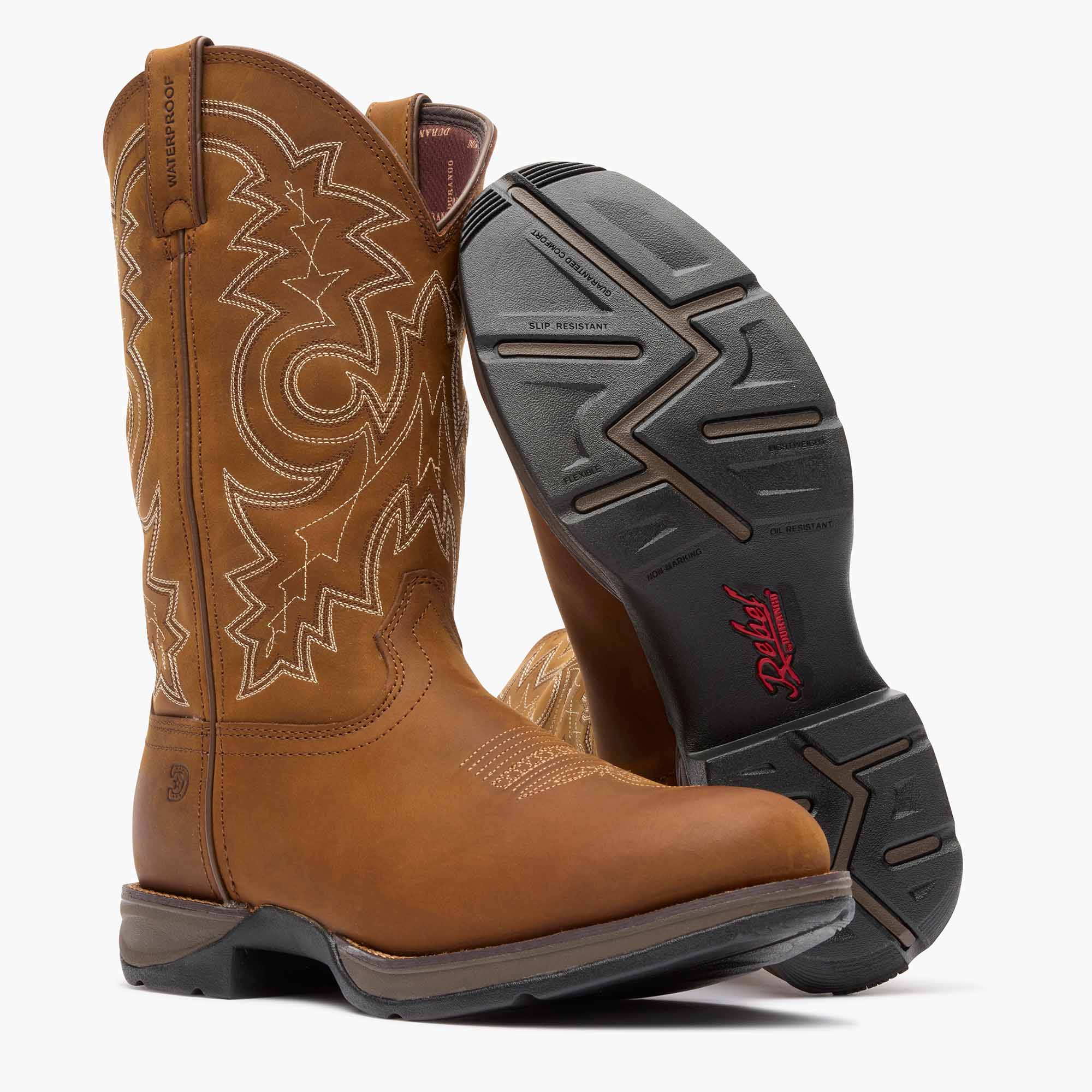 Rebel by Durango® Waterproof Western Boot - outsole