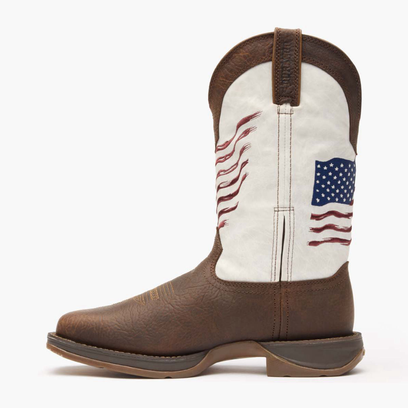 ●REBEL NATION Rebel by Durango® Distressed Flag Embroidery Western Boot