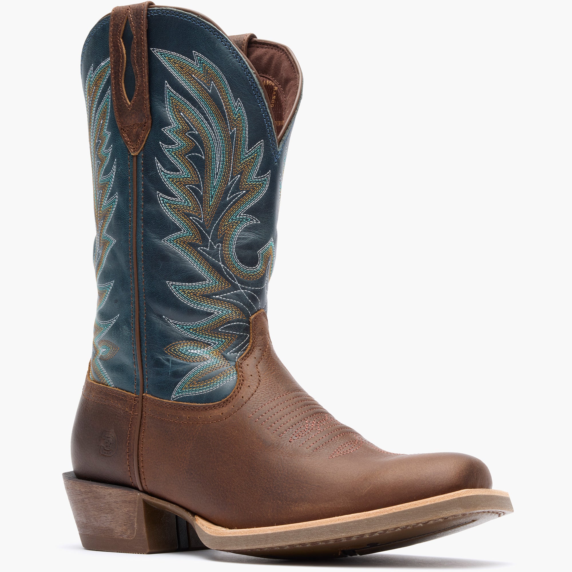 Front view of men’s 12” Western Hickory/Denim Durango® Rebel Pro™ Boot