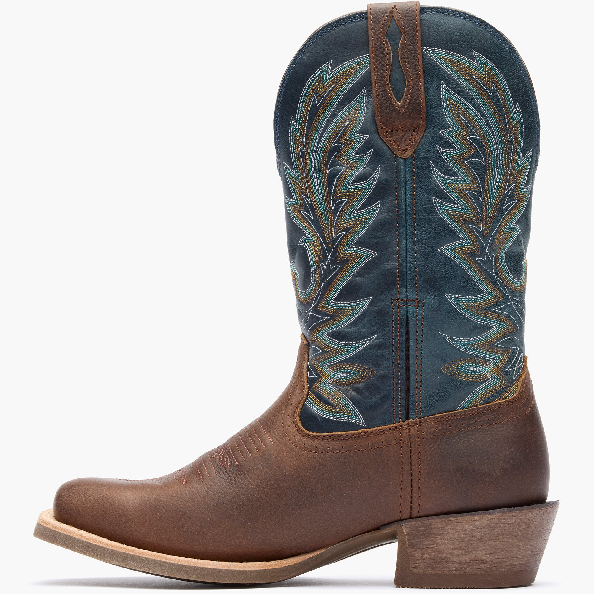 Instep Profile view of men’s 12” Western Hickory/Denim Durango® Rebel Pro™ Boot