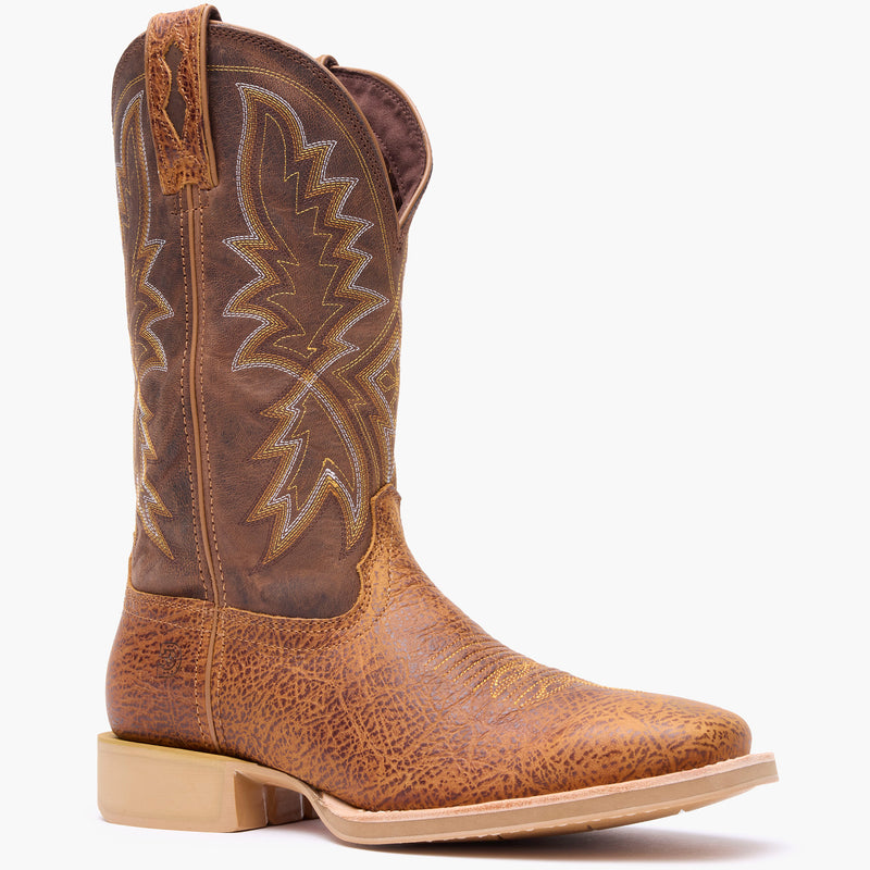 Front view of men’s 12” Western Rustic Tan/Tobacco Durango® Rebel Pro Lite™ Boot