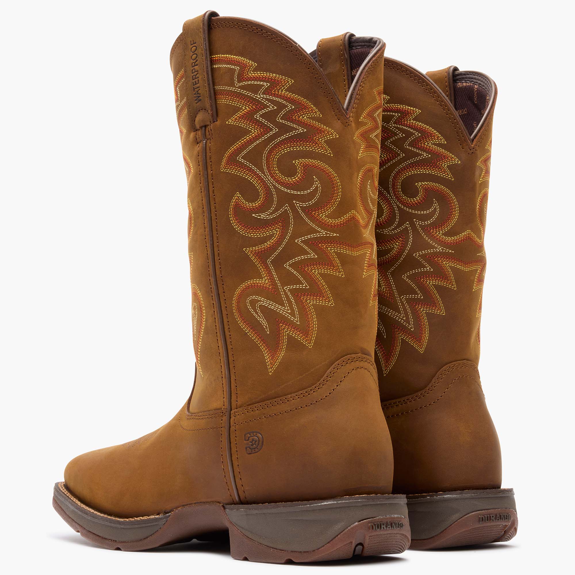 Durango® Rebel Waterproof Western Boot - back