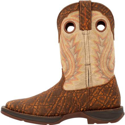 Rebel by Durango® Tan Elephant Print & Bone