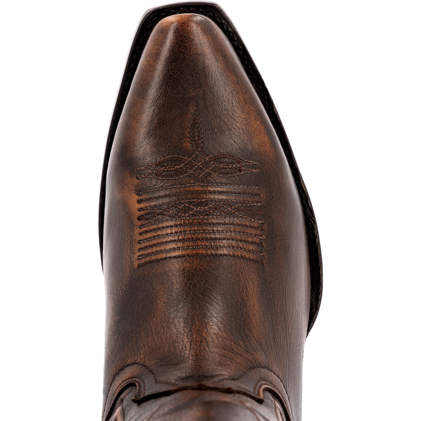 Durango® Santa Fe™ Whiskey Barrel Brown Western Boot - birdseye