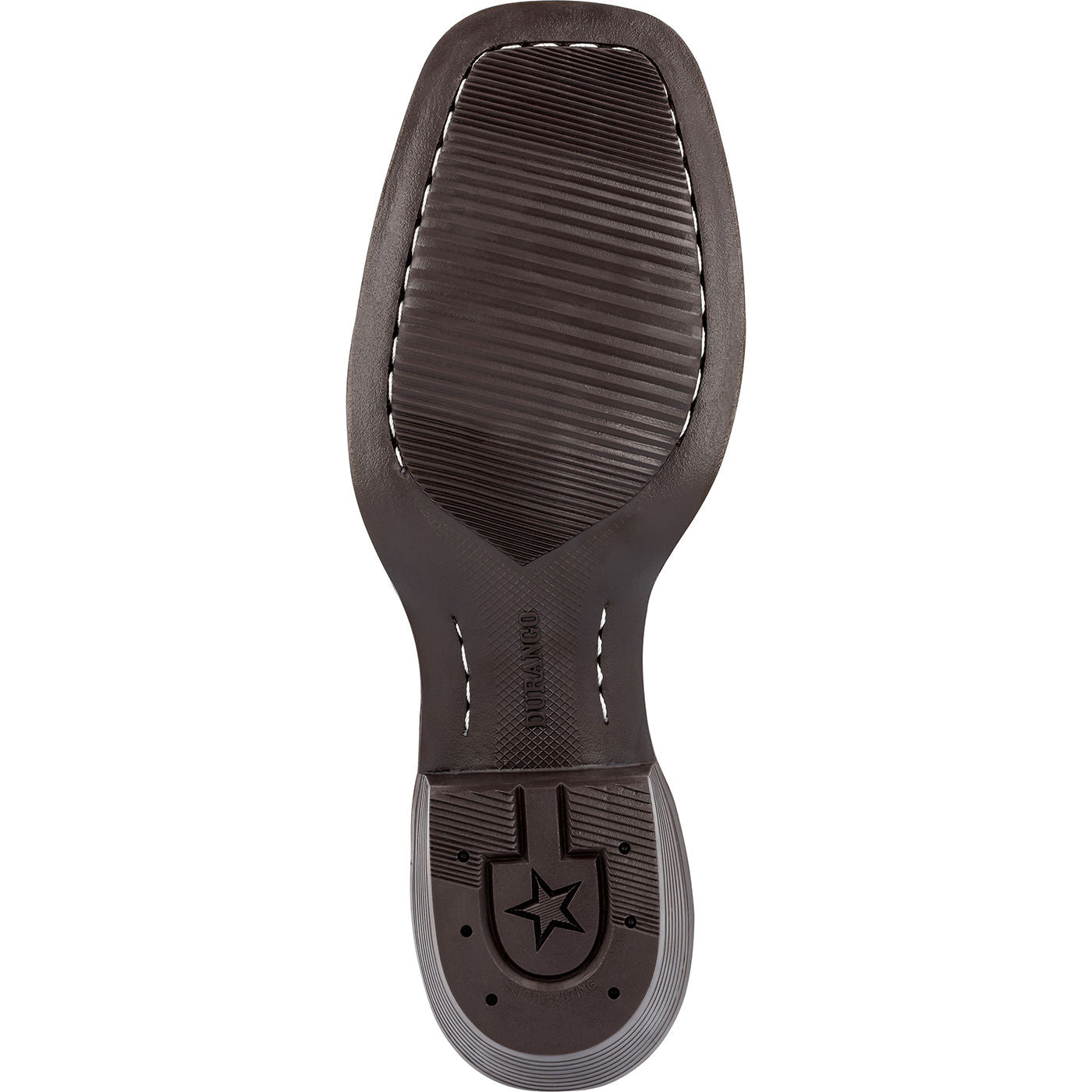 Durango Westward Chocolate Bone Western Boot - outsole
