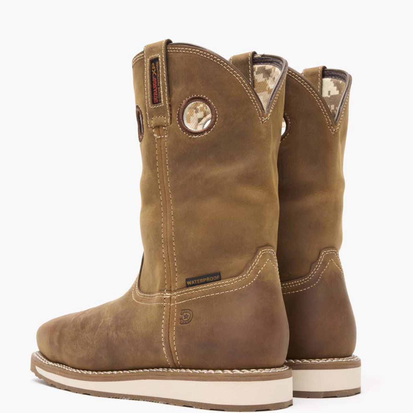 Durango® Maverick WXP Men's Steel Toe Waterproof Western Wedge Work Boot - back