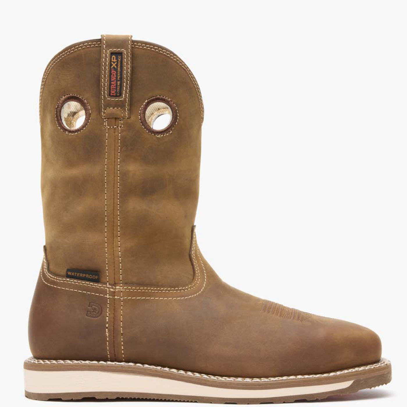 Durango® Maverick WXP Men's Steel Toe Waterproof Western Wedge Work Boot - profile