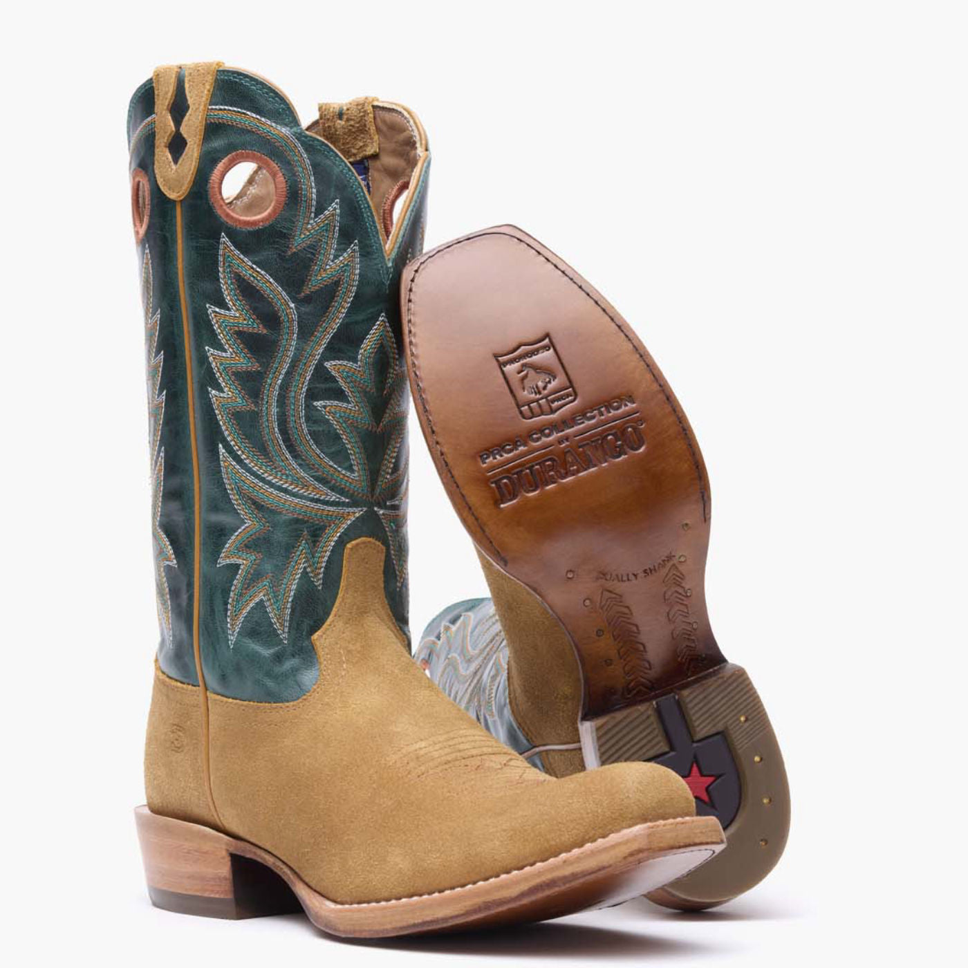 Durango® Men's PRCA Collection Roughout Western Boot - outsole