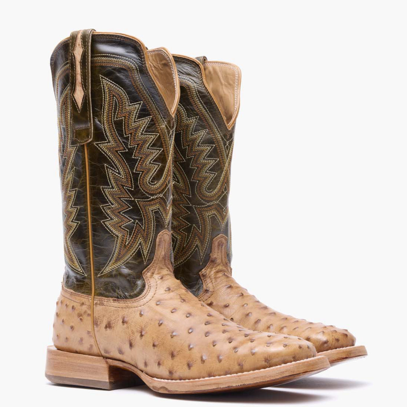 大猿 Durango® Men's PRCA Collection Full-Quill Ostrich Western