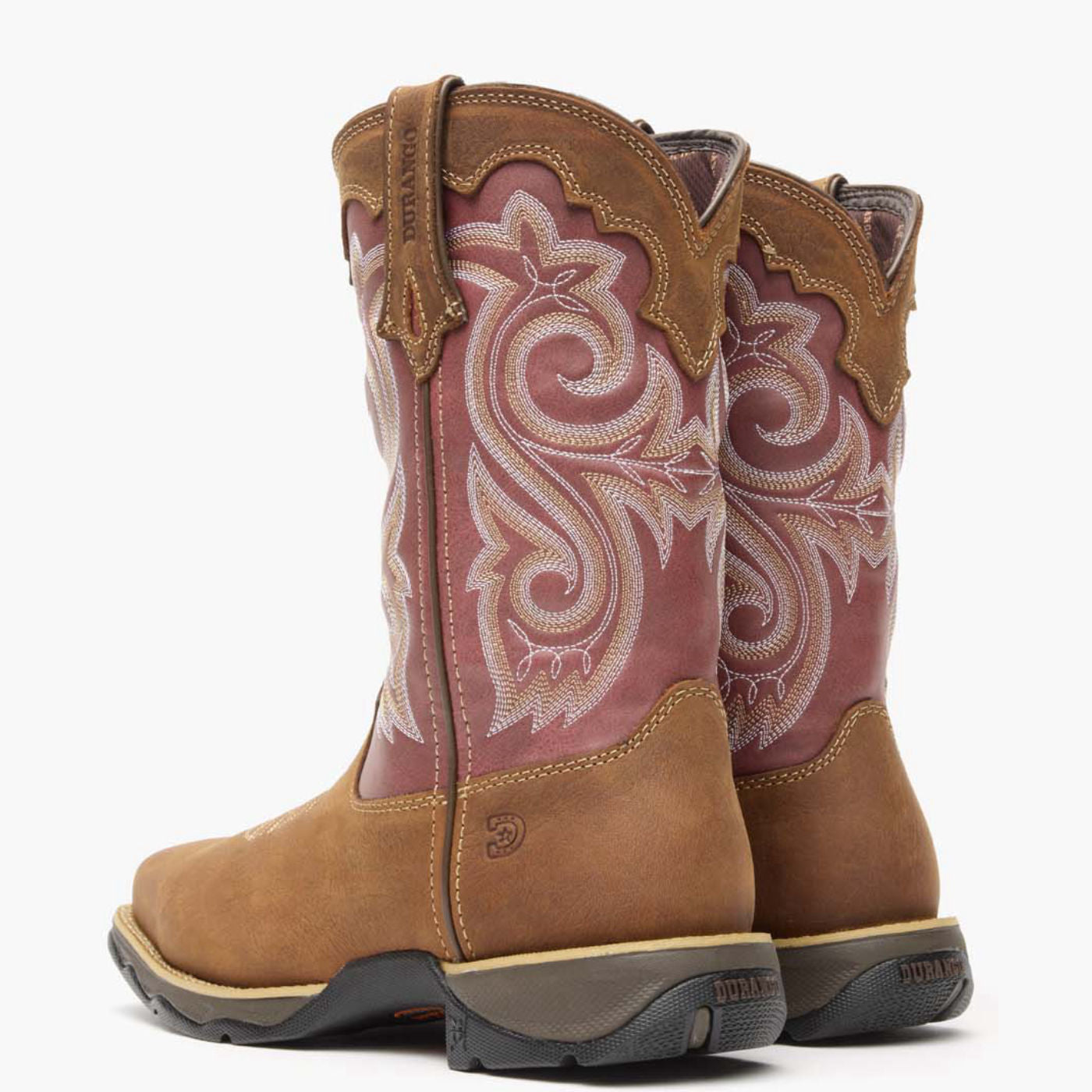 Lady Rebel Work by Durango® Women's Waterproof Composite Toe Western Work Boot - back