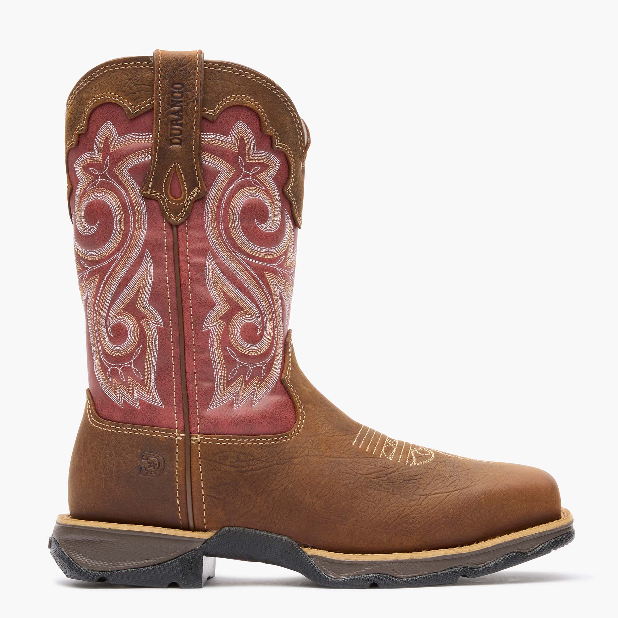 Lady Rebel Work by Durango® Women's Waterproof Composite Toe Western Work Boot - profile