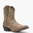 Crush by Durango® Women's Distressed Shortie Western Boot - main