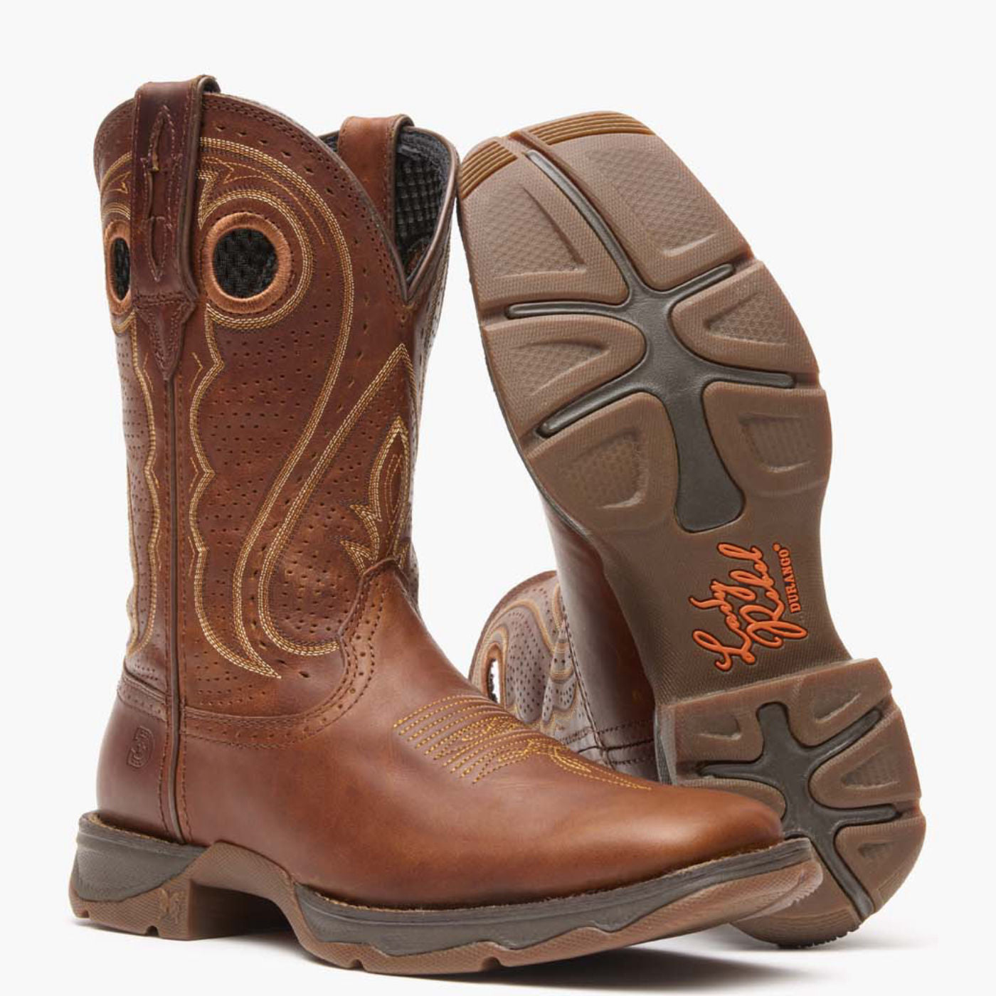 Lady Rebel™ by Durango® Women's Chestnut Western Boot - outsole