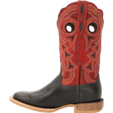 Durango® Lady Rebel Pro Women's Black & Crimson Western Boot