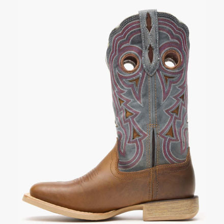 Durango® Lady Rebel Pro Women's Golden Brown & Periwinkle Western Boot