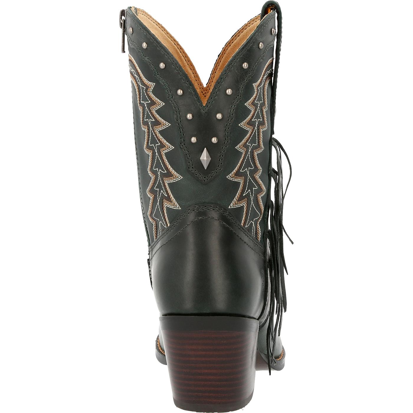 Crush by Durango® Women's Vintage Teal Bootie Western Boot - back