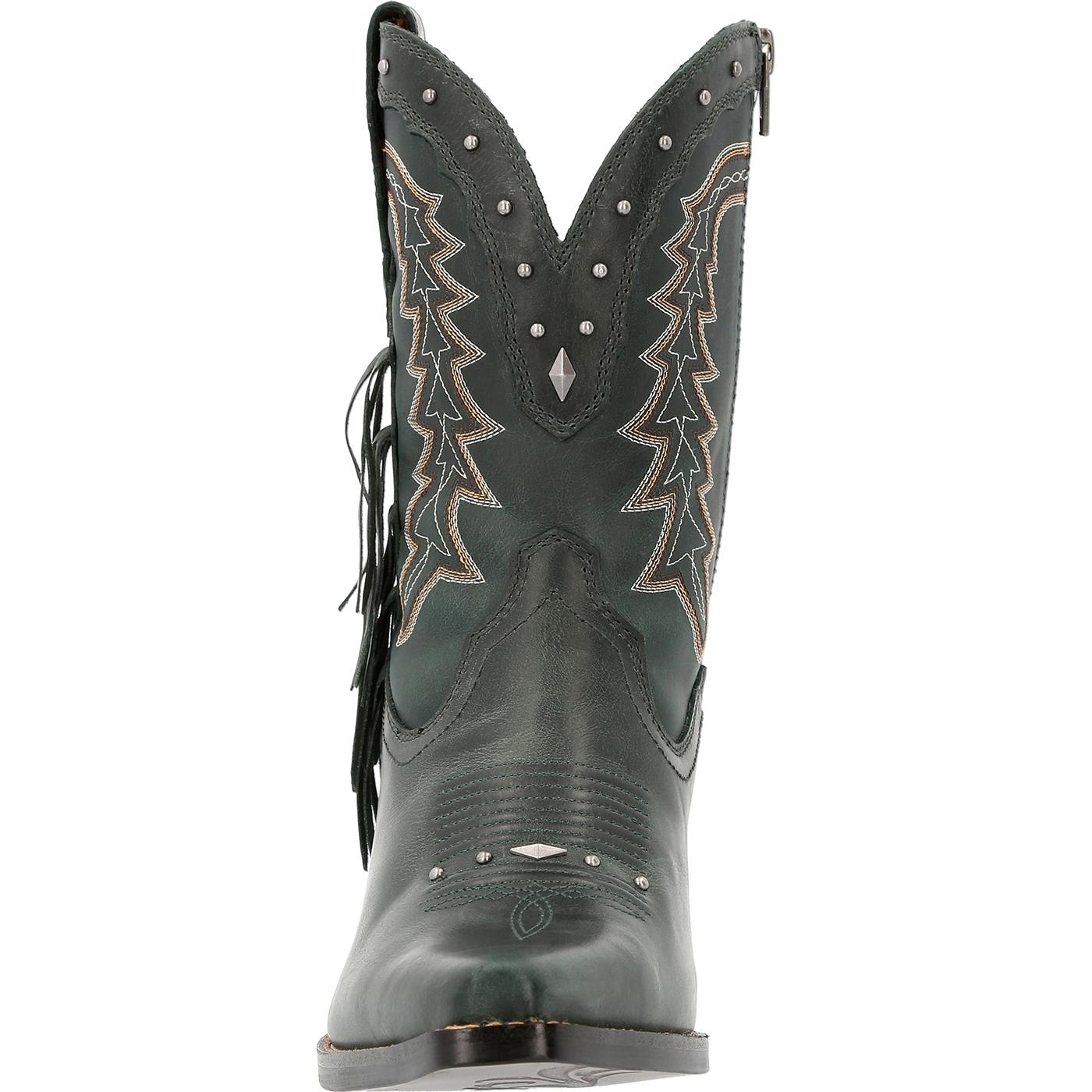 Crush by Durango® Women's Vintage Teal Bootie Western Boot - front