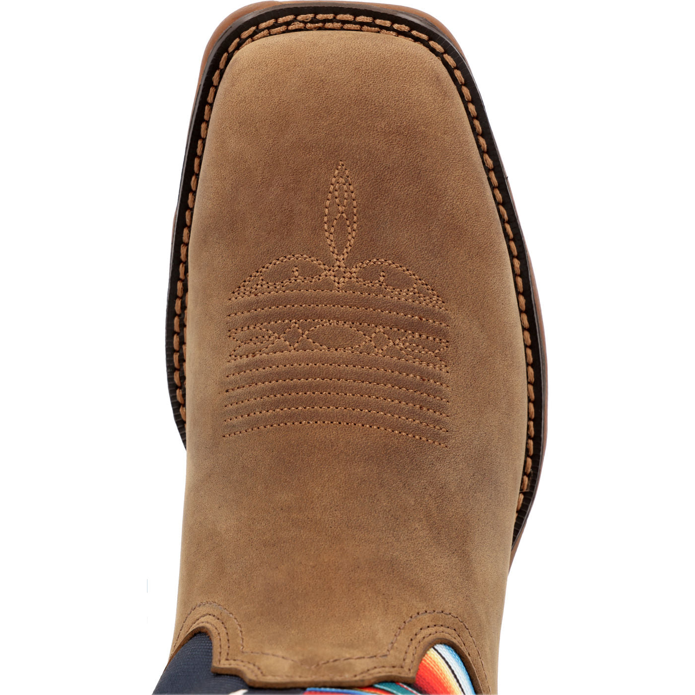 Lady Rebel by Durango® Women's Dusty Brown Serape Flag Western Boot - birdseye